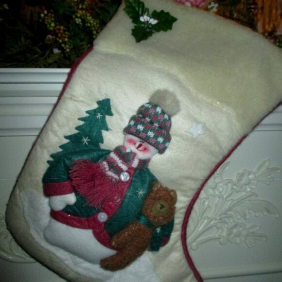 Vintage Christmas Stocking - Picture 1 of 11